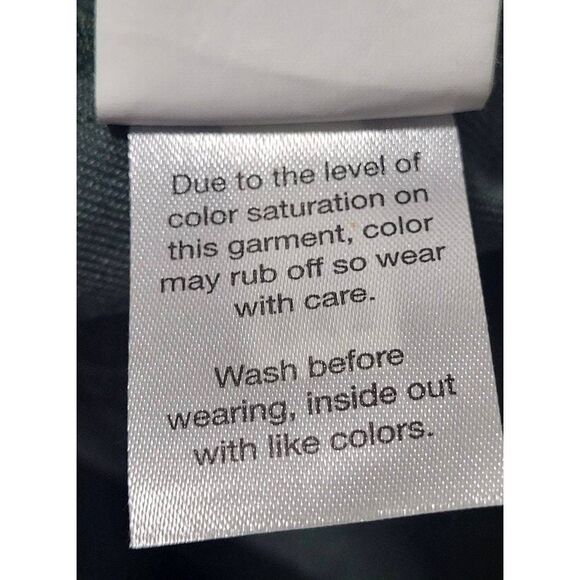 NAUTICA Jeans Jacket Mens Size L Jungle Green Denim Button Down Jacket New with - Picture 10 of 12